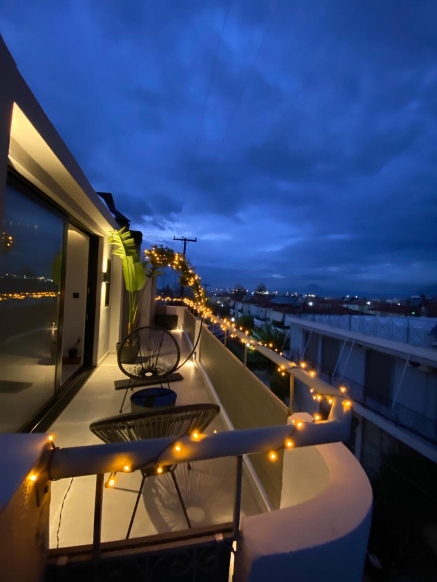 Ferienwohnung Hyperion Penthouse Patras Exterior foto